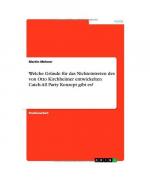 Welche Gründe für das Nichteintreten des von Otto Kirchheimer entwickelten Catch-All Party Konzept gibt es?