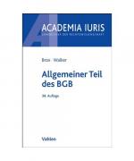 Hans Brox, Wolf-Dietrich Walker: Allgeme Hans Brox, Wolf-Dietrich Walker: Allgeme