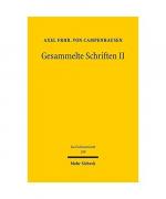 Axel von Campenhausen: Gesammelte Schrif Axel von Campenhausen: Gesammelte Schrif