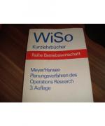 Planungsverfahren des Operations Research. Für Mathematiker, Ingenieure und Wirtschaftswissenschaftler