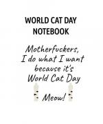 World Cat Day Notebook