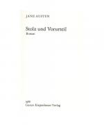 Jane Austen: Stolz und Vorurteil: Roman