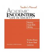 Academic Listening Encounters Teacher's Manual