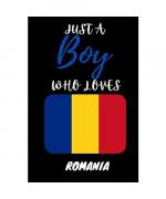 Just a Boy Who Loves Romania: Gift Idea For Romania Lovers | Notebook Journal Notebook to Write In for Notes | Perfect gifts for ... | Funny Cute Gifts(6x9 Inches,110Pages). Paperback