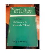 Einführung in die romanische Philologie