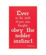 Vintage Journal Obey the Nobler Instinct