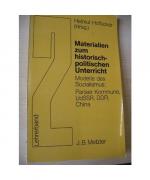 Materialien zum historisch-politischen Unterricht 2: Modelle des Sozialismus: Pariser Kommune, UdSSR, DDR, China / Lehrerband