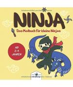 Ninja das Malbuch für kleine Ninjas ab 3-4 Jahren: Ninja Kindermalbuch für Jungen und Mädchen | 30 Ninja Cartoon Ausmalbilder vom kleinen Ninja, Ninja Tieren und mehr | Lets Go!