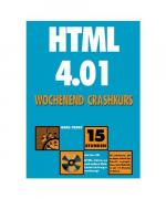 HTML 4.01 Wochenend Crashkurs.