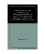 Saxer, Ulrich /Rathgeb, Jürg: Lokalradio Saxer, Ulrich /Rathgeb, Jürg: Lokalradio