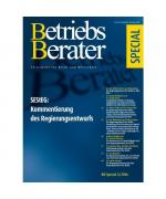 Betriebs-Berater Special 8/06: SEStEG: Kommentierung des Regierungsentwurfs