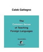 The Common Sense of Teaching Foreign Languages