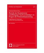 Bericht der Kommission unabhängiger Sachverständiger zu Fragen der Parteienfinanzierung