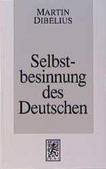 Martin Dibelius: Selbstbesinnung des Deu
