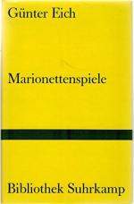 Marionettenspiele. Bibliothek Suhrkamp Band 496