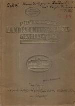 Mecklenburgische Landes-Universitätsgesellschaft. Zweiter Jahresbericht für das Jahr MCMXXVI