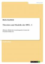 Theorien und Modelle der BWL - I / Effizienz, Effektivität, Gutenbergsches System der Produktionsfaktoren