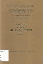 Liber XII Prophetarum.