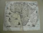 Nova descriptio Africae, anno 1646, Merian Matthaeus, copperengraving      Afrika, Generalmap, anno 1646, Merian M         Copperengraving, edited by Merian Matthäus, anno 1646, size of the leaf: 32x38 cm., some old restorations on centerfold little brownish.