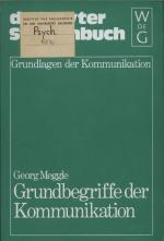 Grundbegriffe der Kommunikation