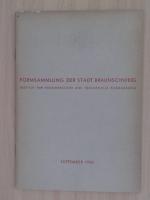 Formsammlung der Stadt Braunschweig Institut für Handwerkliche und Industrielle Formgebung.