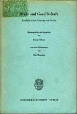 Roman Schnur: Staat und Gesellschaft Stu