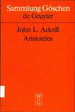 Ackrill, John L. und Eric Randolf Miller Ackrill, John L. und Eric Randolf Miller