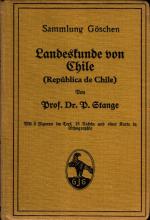 Paul Stange: Landeskunde von Chile (Repú