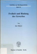 Jan Ziekow: Freiheit und Bindung des Gew