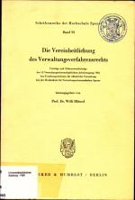 Willi Blümel: Die Vereinheitlichung des 