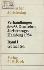 Ständige Deputation des Deutschen Jurist Ständige Deputation des Deutschen Jurist