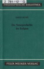 Hume, David und Lothar Kreimendahl: Die 