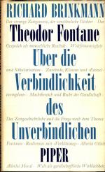 Richard Brinkmann: Theodor Fontane Über 