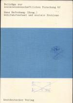 Hans Haferkamp: Wohlfahrtsstaat und sozi