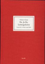 Grass, Günter und Katja Lange-Müller: Du Grass, Günter und Katja Lange-Müller: Du