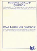 Sprache, Logik und Philosophie. Language, Logic and Philosophy