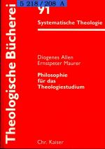 Philosophie für das Theologiestudium