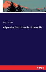 Allgemeine Geschichte der Philosophie