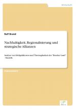 Ralf Brand: Nachhaltigkeit, Regionalisie
