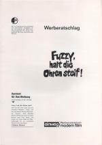 FUZZY, HALT DIE OHREN STEIF! - Original Werberatschlag