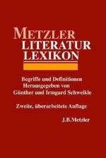 Metzler-Literatur-Lexikon - Begriffe und Definitionen.