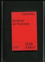 Steckbrief der Soziologie. UTB ; 596.