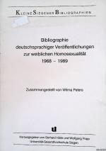 Bibliographie deutschsprachicher Veröffrentichungen zur weiblichen Homosexualität 1968-1989