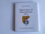 Einsatz des Selbstschutzes in Oberschlesien 1921