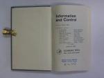 Information and Control: Volume 15. Year