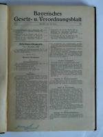 Bayerisches Gesetz- u. Verordnungsblatt Nr. 1 bis 19/1947 zusammen in einem Band