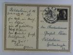 Postkarte / Ganzsache mit Stempel: Deutsch der Sudetengau Eger - 50. Geburtstag des Führers, 20.4.1939