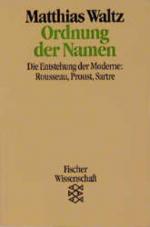 Matthias Waltz: Ordnung der Namen: Die E
