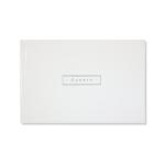 White Leather Guest Book