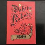 Daheim-Kalender für das Deutsche Reich - Auf das Gemeinjahr 1899